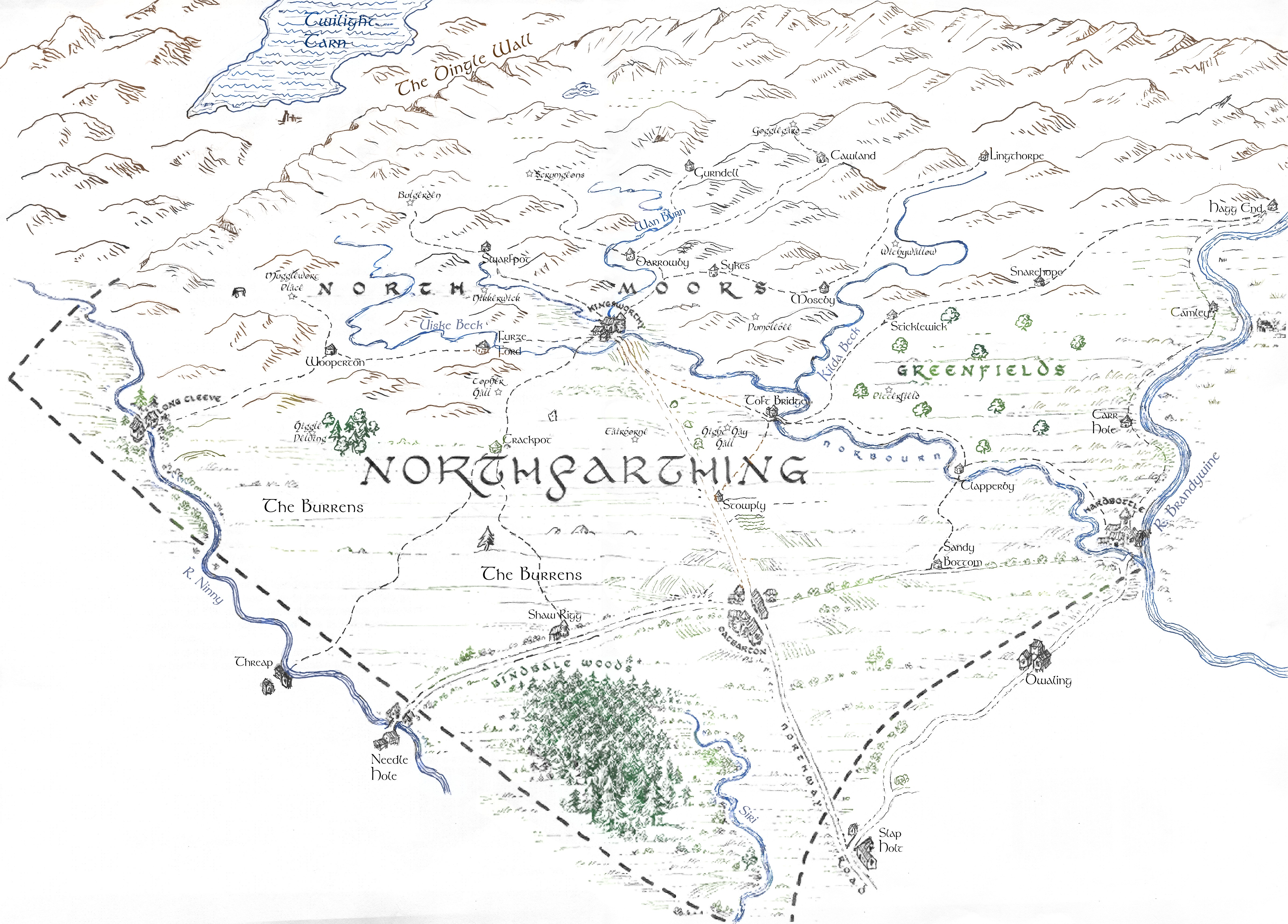 Map of North Farthing